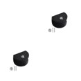 thumbnail image 4 of Soporte de pared Cateissary 10pcs set antideslizante Dispositivo de elevación Asiento semicírculo negro M, 4 of 6