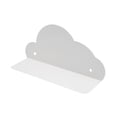 thumbnail image 2 of Estantería colgante de pared con forma de nube, organizador de metal con forma de nube para habitación infantil. Blanco, 2 of 7