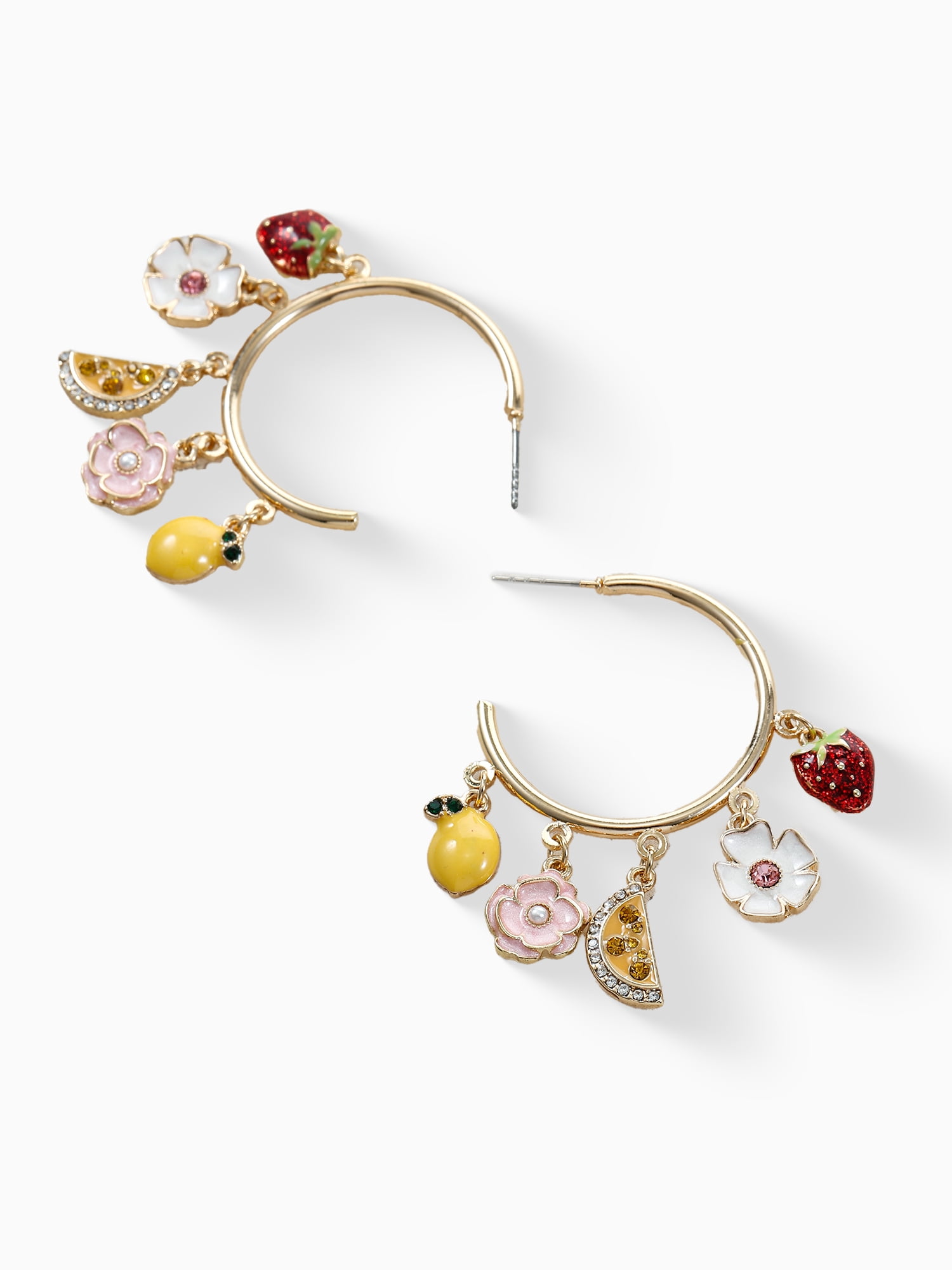 Packed Party Sweet and Tart Charmy Hoop Earrings