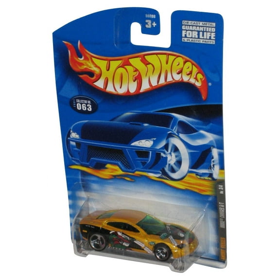 Hot Wheels Anime Series 3/4 (2001) Yellow Dodge Charger R/T Toy Car #063