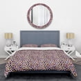 thumbnail image 1 of Designart « Leopard Fur Safari VII » Ensemble de Housse de Couette Mi-Siècle, 1 of 4