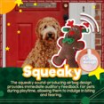 thumbnail image 3 of All For Paws Happy Holiday Dog Plush Squeaky Toy Durable Chewing Toy for Puppy, Christmas Reindeer, 3 of 7