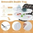 thumbnail image 5 of Infans Baby High Chair with 7 Height & 3 Footrest Adjustable Cup holder 2 Wheels, 5 of 5