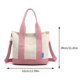 thumbnail image 3 of Bolso bandolera para mujer Bolsos de mensajero de lona Bolsos de ocio informales con varios compartimentos, 3 of 4