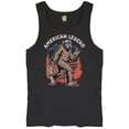 thumbnail image 5 of American Legend Bigfoot Tank Top Patriotic Funny Sasquatch Fan 4 July USA Flag Beer BBQ Tailgate Party Men's Top, 5 of 7