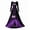 A04-Purple1, variant on Witch Women Treehouse Thorns Printed Halloween Dress Gothic Victorian Dress for Women, Victorian Party