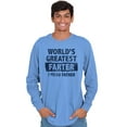 thumbnail image 5 of World's Greatest Farter Funny Fathers Men's Long Sleeve Tee T Shirt Brisco Brands 3X, 5 of 6