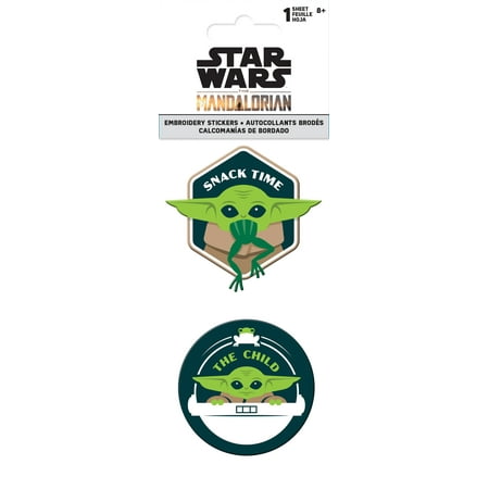Trends International Star Wars - The Mandalorian - Baby Yoda Embroidered Stickers