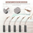 Qtmnekly Washing Machine Carbon Brushes 154740 Carbon Brushes Motor