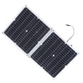 thumbnail image 3 of Panel Solar De 50 W, Kit De Panel Solar Monocristalino Portátil Plegable Con Cable De Extensión De Controlador De Carga Solar De 100 A Para RV Para Casa Para Barco ANGGREK Otros, 3 of 8