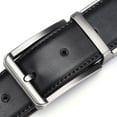 thumbnail image 4 of pitrice Stylish Mens Belt With Reversible Buckle Comfort No Loose Thread All Trend Match Reversible Belt Original 125cm 1Set, 4 of 6