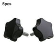 thumbnail image 5 of Lierteer 5PCS Star Handle Fastening Screws M5 M6 M8 M10 Star Handle Rubber Head Knob Hand Screw Bolt Home Improvement Hardware 8x35mm, 5 of 9