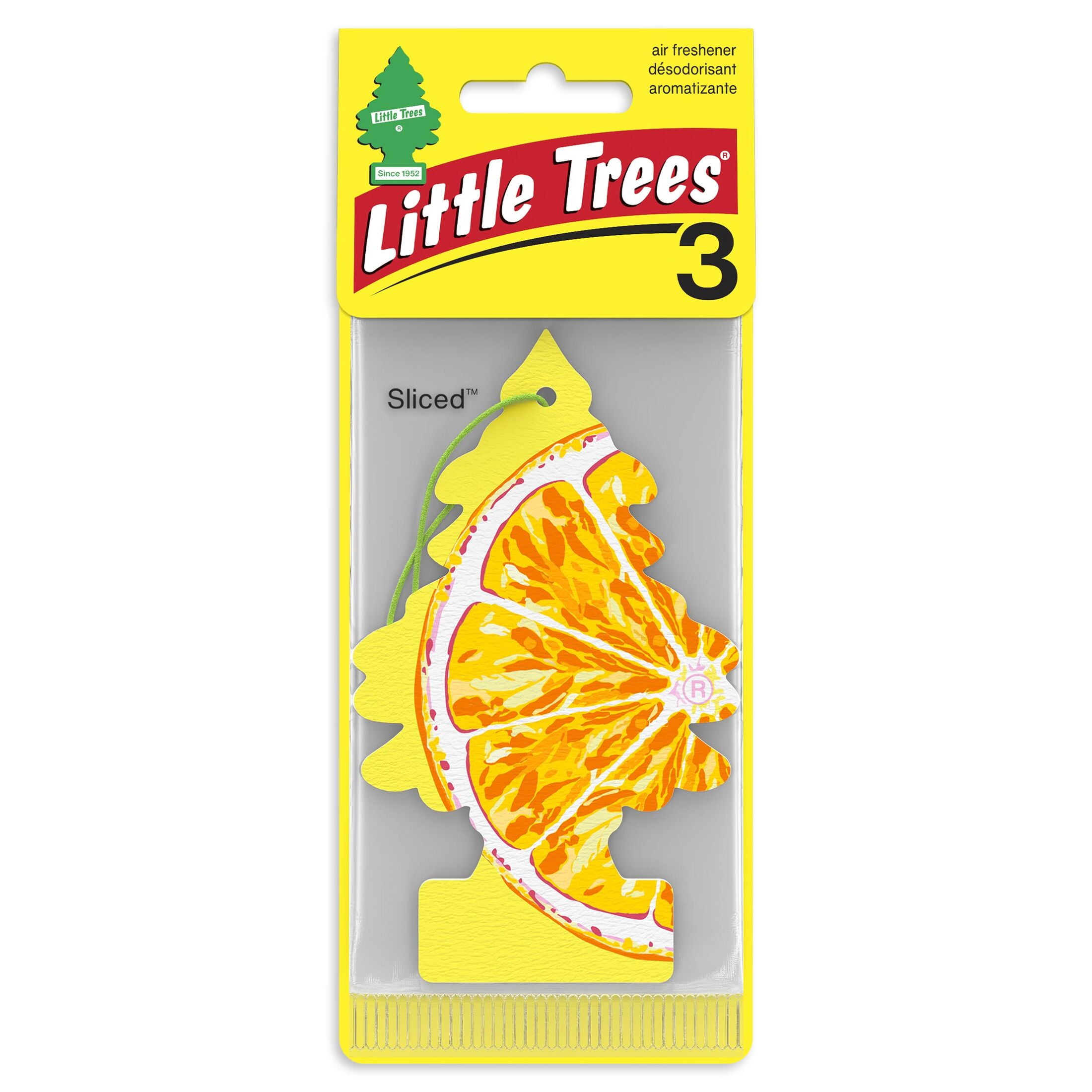 (2 pack) Little Trees Air Freshener Sliced Fragrance 3-Pack
