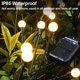 thumbnail image 3 of Luces solares para jardín, decoración exterior: 1 paquete de 8 luces LED solares de luciérnaga mejoradas, flexibles, impermeables y oscilantes para caminos de patio., 3 of 5