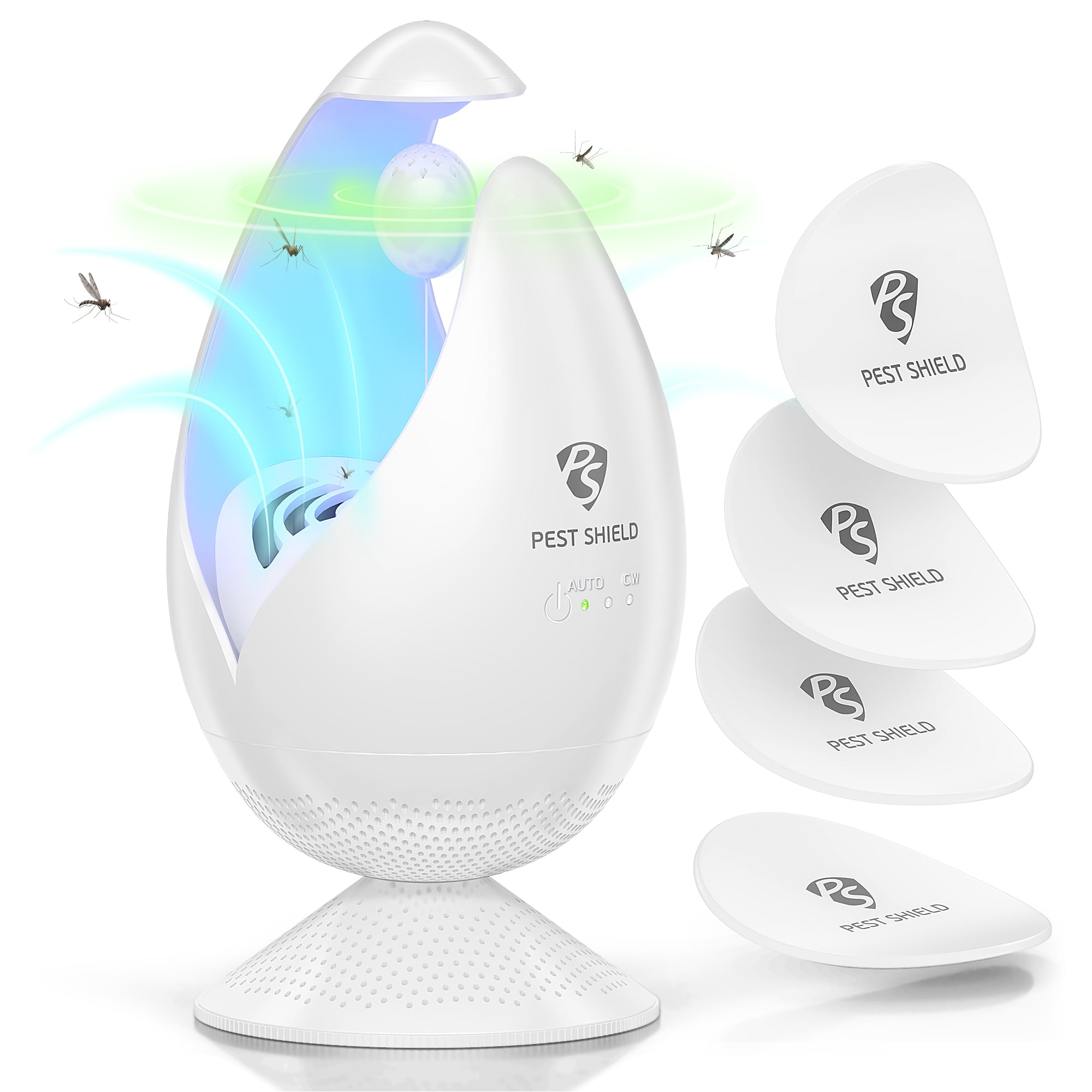 PS PEST SHIELD Gnat Trap for House - Mosquito Trap with Scent Pod - Fly Traps for Indoors