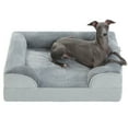 thumbnail image 6 of PAWZ Road Orthopedic Dog Bed Removable Washable Cover Non-Slip Bottom Dog Sofa Bed, S-XL, Gray, 6 of 18