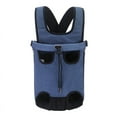 thumbnail image 1 of Dog's Transport Backpack Dog's Backpack Cat's Abdominal Backpack Small Dog Medium sized Large Hiking Travel 8-13kg Blue Size S, 1 of 2