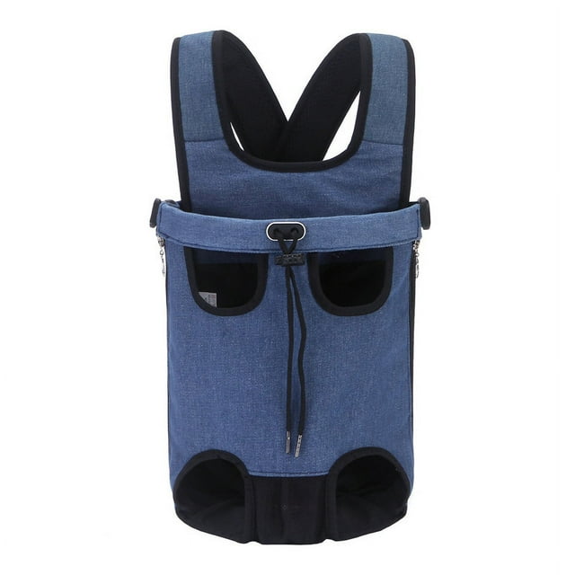 Dog's Transport Backpack Dog's Backpack Cat's Abdominal Backpack Small Dog Medium sized Large Hiking Travel 8-13kg Blue Size S