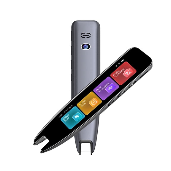 Boeleo Translator Pen&Scan Reader Pen for Language Learners&Dyslexia&Learning Difficulties&Kids & Adults,OCR Translation Pen&Pen Scanner,Text to Speech Device for 142 Language(Grey)