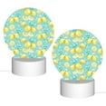 thumbnail image 2 of Salouo Yellow Lemon for Round Acrylic Night Light - Acrylic Sheets with LED Light Lamp Base - Decorative Night Lamp for Restaurant Bar Cafe Shop Room Decoration, 2 of 9
