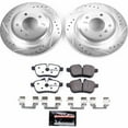 thumbnail image 3 of PowerStop Rear Z26 Street Warrior Carbon-Fiber Ceramic Brake Pad and Drilled and Slotted Rotor Kit Fits: BMW Select Models K6583-26, 3 of 9