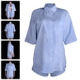 thumbnail image 4 of 2pcs verano mujeres conjuntos casuales streetwear camisetas de manga corta mujer traje de pantalones cortos, 4 of 5