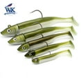 thumbnail image 1 of Leurres de Pêche en Bar de Mer Kit à 6cm 7.5cm 9cm 11.5cm 14.5cm Leurre Souple Queue avec Types de Jig Head Inshore Jigging Appât Souple 60mm SLK Bleu Océan/https://ae01.alicdn.com/kf/Se2e390cda9e64010bb7b377a80cf, 1 of 5