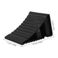 thumbnail image 2 of SHOWERORO RV Chocks for Wheels Black Plastic 1Pack Prevent Sliding, 2 of 8
