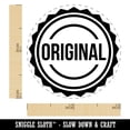 thumbnail image 2 of Original Circle Seal Self-Inking Rubber Stamp Ink Stamper - Orange Ink - Mini 1/2 Inch, 2 of 7