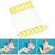 thumbnail image 1 of Flotador Inflable para Piscina, Hamaca de Agua, Hamaca Inflable Flotante para Piscina 4 en 1 (Silla de Montar, Hamaca y Bote), Flotador portátil para Piscina, Rayas Amarillas ER, 1 of 3