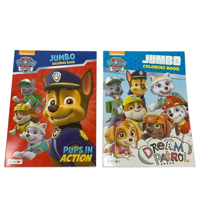 Paw Patrol Jumbo Coloring Book Brand New Nickeloden Licensed