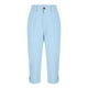 thumbnail image 5 of WILLBEST Pantalones Casuales para Mujer, Cómodos Pantalones Rectos Recortados con Bolsillos y Botones para Uso Diario, Ideales para Primavera y Otoño. Extra Grande, 5 of 6