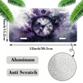 thumbnail image 2 of 1 Pcs 2D Flat License Plate Covers & Frames, Ancient pocket watch For Decorative Front, Waterproof For Decoration Aluminum License Plate Covers & Frames Cover For Men Women, 12" X 6", 2 of 7