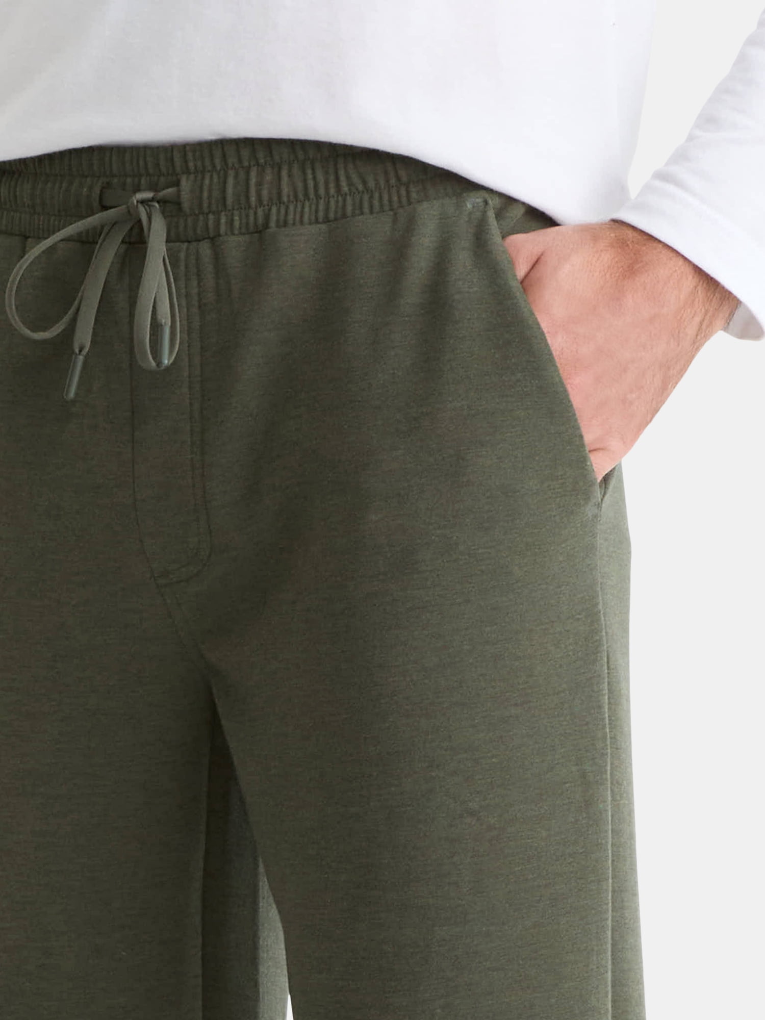 Athletic Works Men's and Big Men's Fusion Double Knit Joggers Pants, Sizes S-5XL