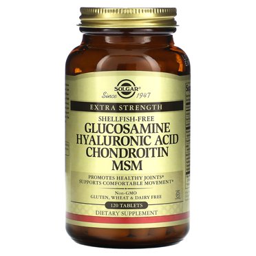 Free Shipping! Solgar Extra Strength Glucosamine Chondroitin Msm with ...