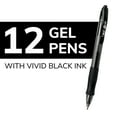thumbnail image 5 of BIC Gelocity Original Black Gel Pens, Medium Point (0.7 mm), 12-Count Box, Retractable Gel Pens With Comfortable Grip, 5 of 10