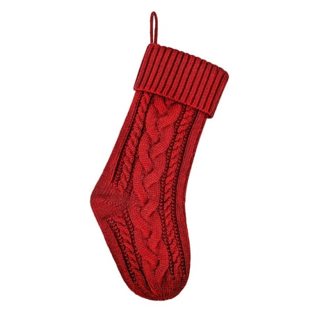 

Hangs Decorations Bubble Light Chandelier Christmas Christmas Stockings Woolen Knitted Hanging Festive Gift Bags Staircase Wall Decorations