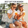 thumbnail image 5 of Large Capacity Tote Bag,Beige Halloween Pumpkin Skull Bat Pattern Handbag Fashion Luxury Tote Bag,15.7"x13"x 5.1" Inches,Laptop Compatible, 5 of 6