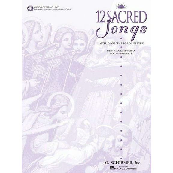 12 Sacred Songs - Low Voice (Paperback)