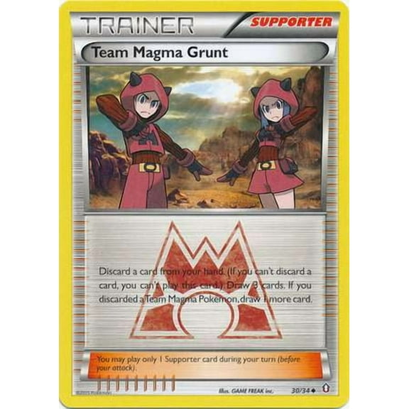 Pokemon Double Cris Team Magma Grunt #30