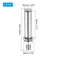 thumbnail image 2 of Tornillos de Expansión Uxcell para Anclaje de Manga para Paredes de Concreto Ladrillo Paneles de Yeso M10 x 80mm 4, 2 of 4