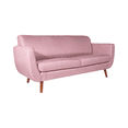 thumbnail image 4 of Sofá de 3 plazas con Tapizado Color Rosa. Estructura de Madera Sólida, 4 of 4