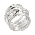 thumbnail image 4 of Silpada Bague en Argent Sterling avec Bande Texturée Superposée 'Emballée', Taille 6, Taille 6, 4 of 4