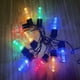 thumbnail image 4 of Luces de cadena solares Luces de patio al aire libre Luces colgantes G50 impermeables con energía solar con 20 bombillas LED inastillables para fiesta de bistró en el balcón del patio traser, 4 of 5