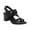 Black, variant on asdoklhq Womens Slip On Shoes Wide Width,Fashion Artificial Leather High Heels Ladies Summer Sandals