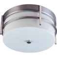 thumbnail image 1 of Maxim 65217WTBM Luna 2-Light Outdoor Ceiling Mount, Brushed Metal, 1 of 1