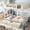 Beige+White+Full, variant on HMYG Full Wood Bunk Bed with Trundle, Bookshelf and Guardrail, Automobile Design, White and Beige