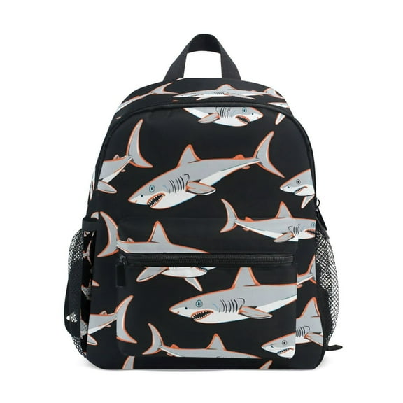 ALAZA Cool Sharks Print School Backpack Small Bookbag Mini Bags