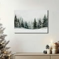 thumbnail image 7 of Framed Christmas Wall Art, Pine Tree Artwork Christmas Decoration Indoor, Rustic Landscape Snow Winter Forest Painting Canvas Print Wall Picture for Living Room Decor, 7 of 7