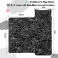 thumbnail image 5 of Spider Web Halloween Pattern Toddler Nap Mats for Kids Preschool,50"x20" Sleeping Mat Bag or Kids,Toddler Sleeping Bag,Toddler Nap Mat or Daycare, 5 of 6